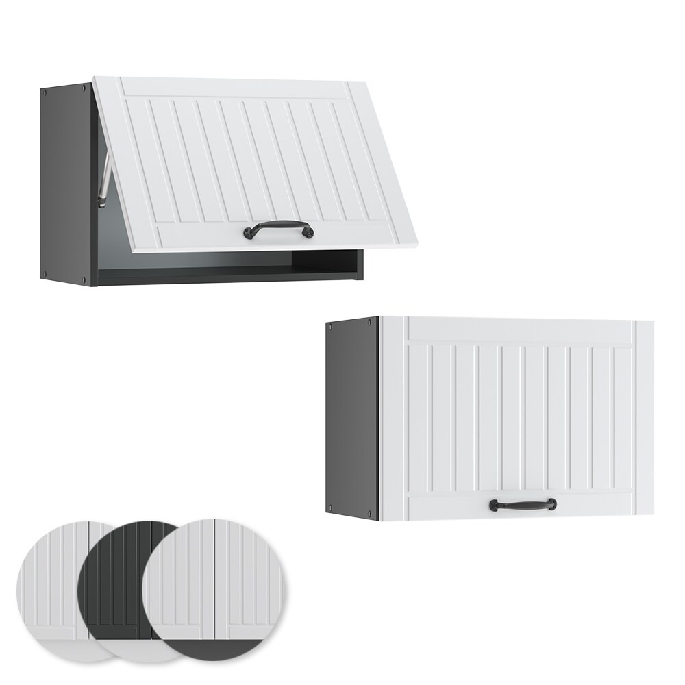 Vicco Hängeschrank 60 cm FAME Line Küchenschrank Dunstabzugshaube Landhaus Weiß Anthrazit