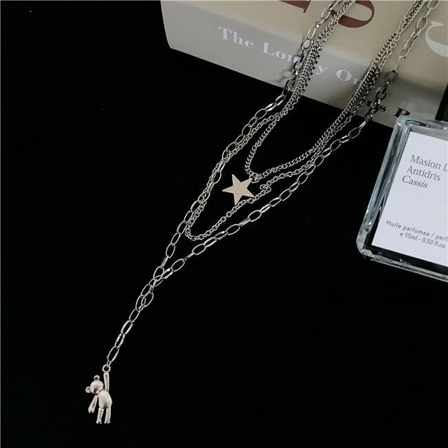 Malnia Home - Ster hanger ketting / Beer hanger ketting / Ketting / Set