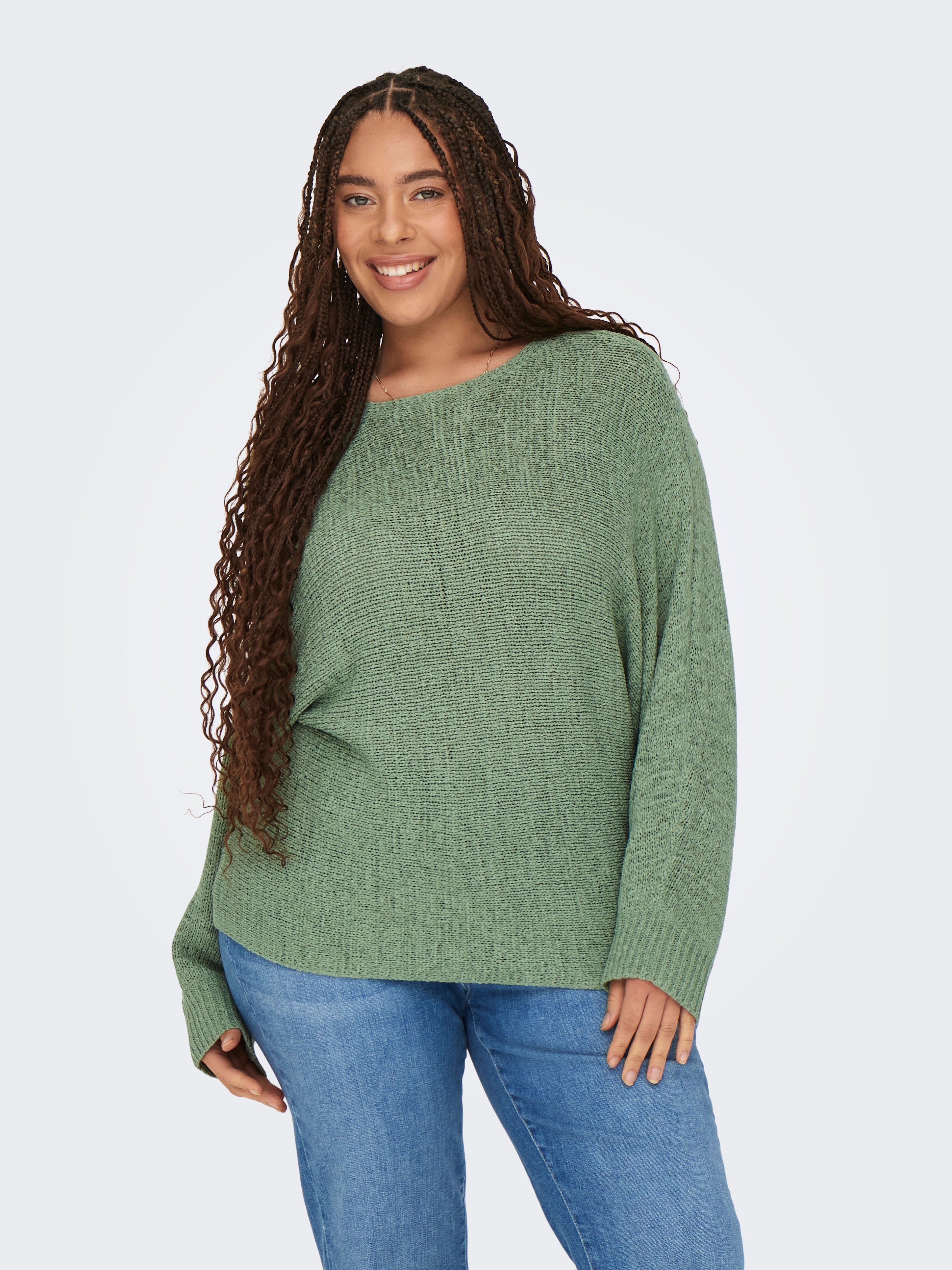 CARGEENA Strickpullover Hedge Green