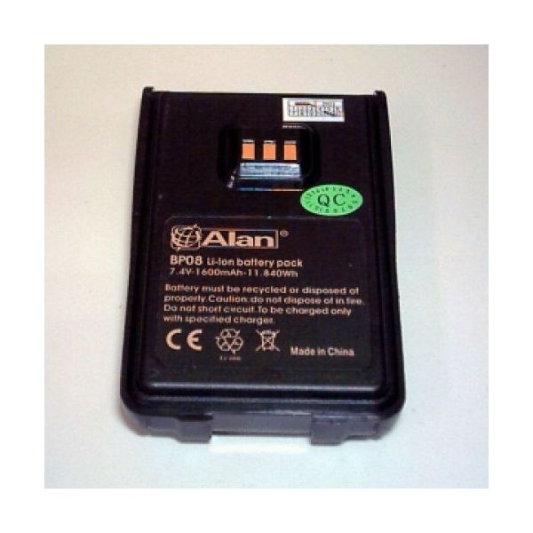 Midland Bateria BP-08 Bateria li-ion 1600mA para HP-108/HP-4