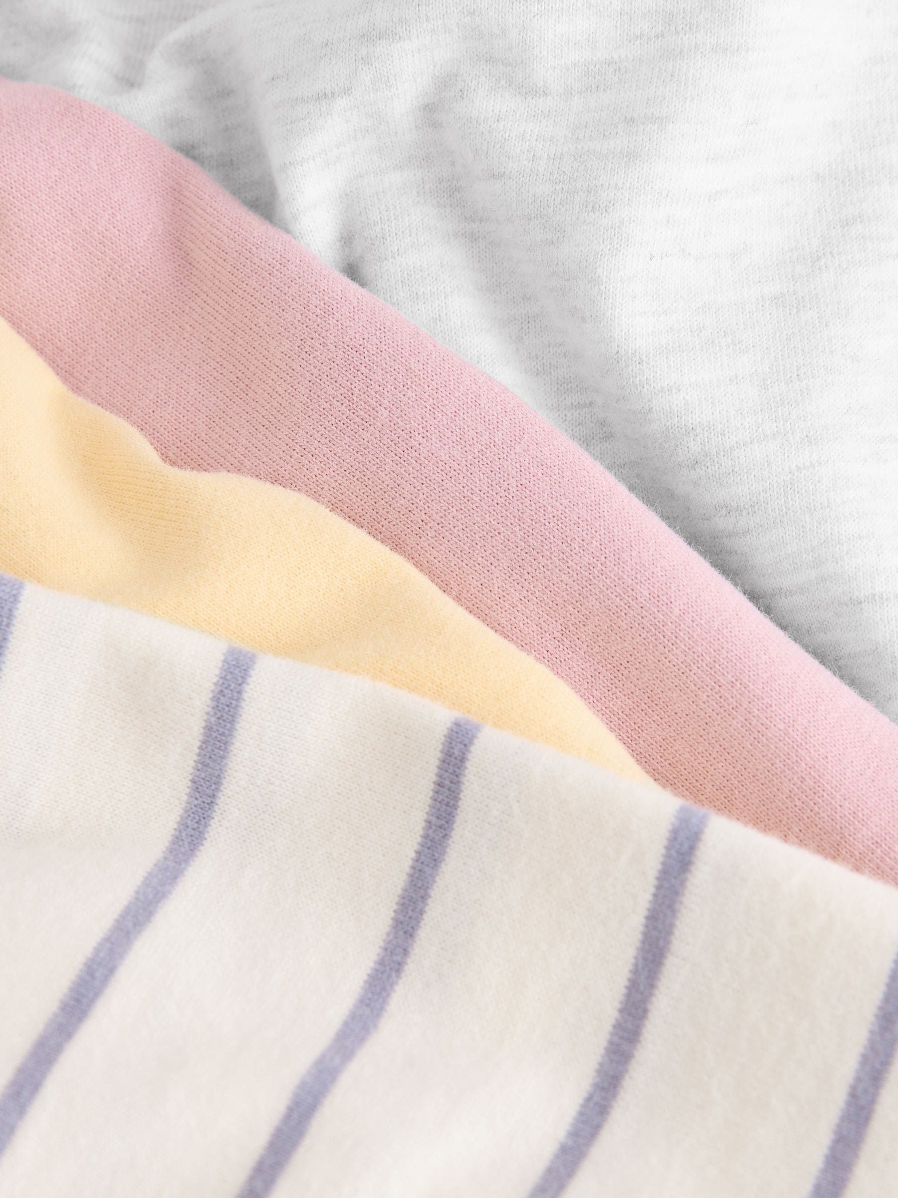 Multi - Set van 7 T-shirts met lange mouwen (3 mnd-7 jr)