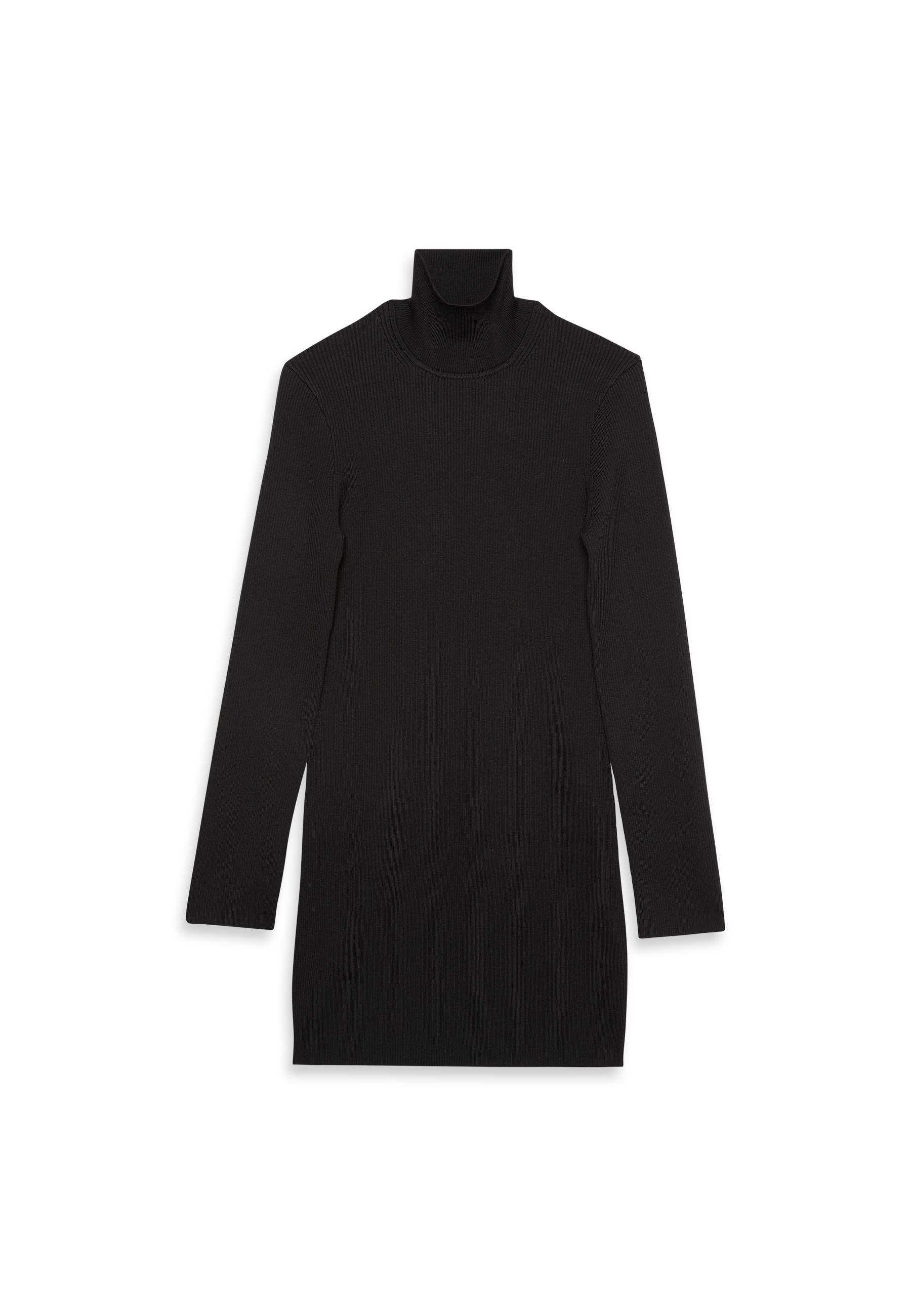 Calvin Klein Jeans Strickkleid »LS T NECK MINI DRESS« Ohne Tasche Mit Rundhalsausschnitt, figurbetont