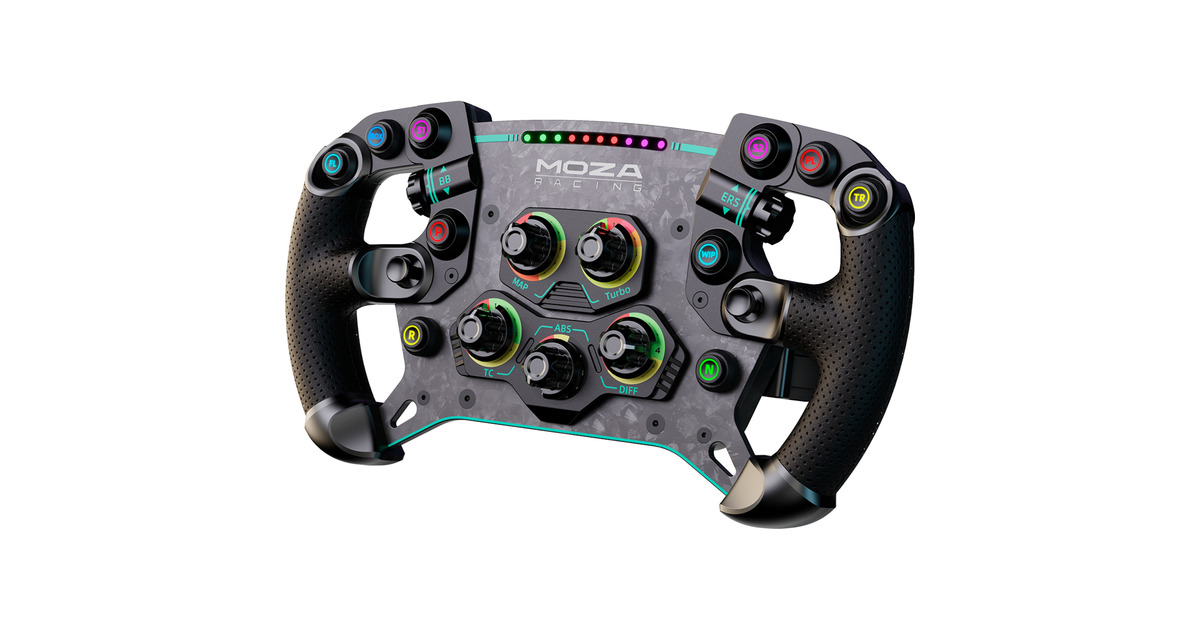 MOZAR12 V2 + GS V2P GT + SR-P bundel  (Zwart, Basis, stuur en pedalen)