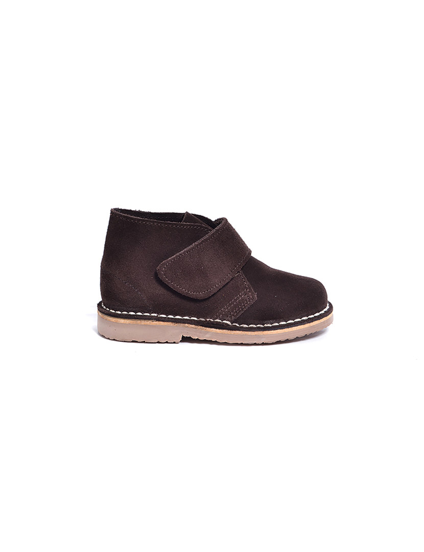 Safari Kids Velcro Boots Brown