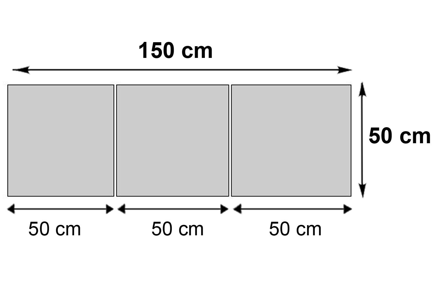 Leinwandbild H376, Wandbild Keilrahmenbild Kunstdruck, 3-teilig 150x50cm ~ Obst