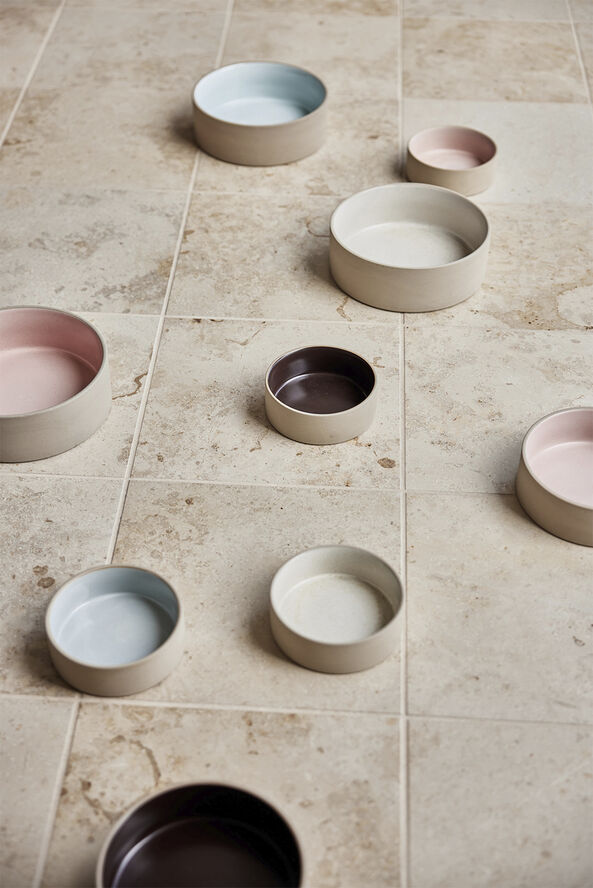 OYOY Living Design Sia Hundeskål - Stor Råhvid