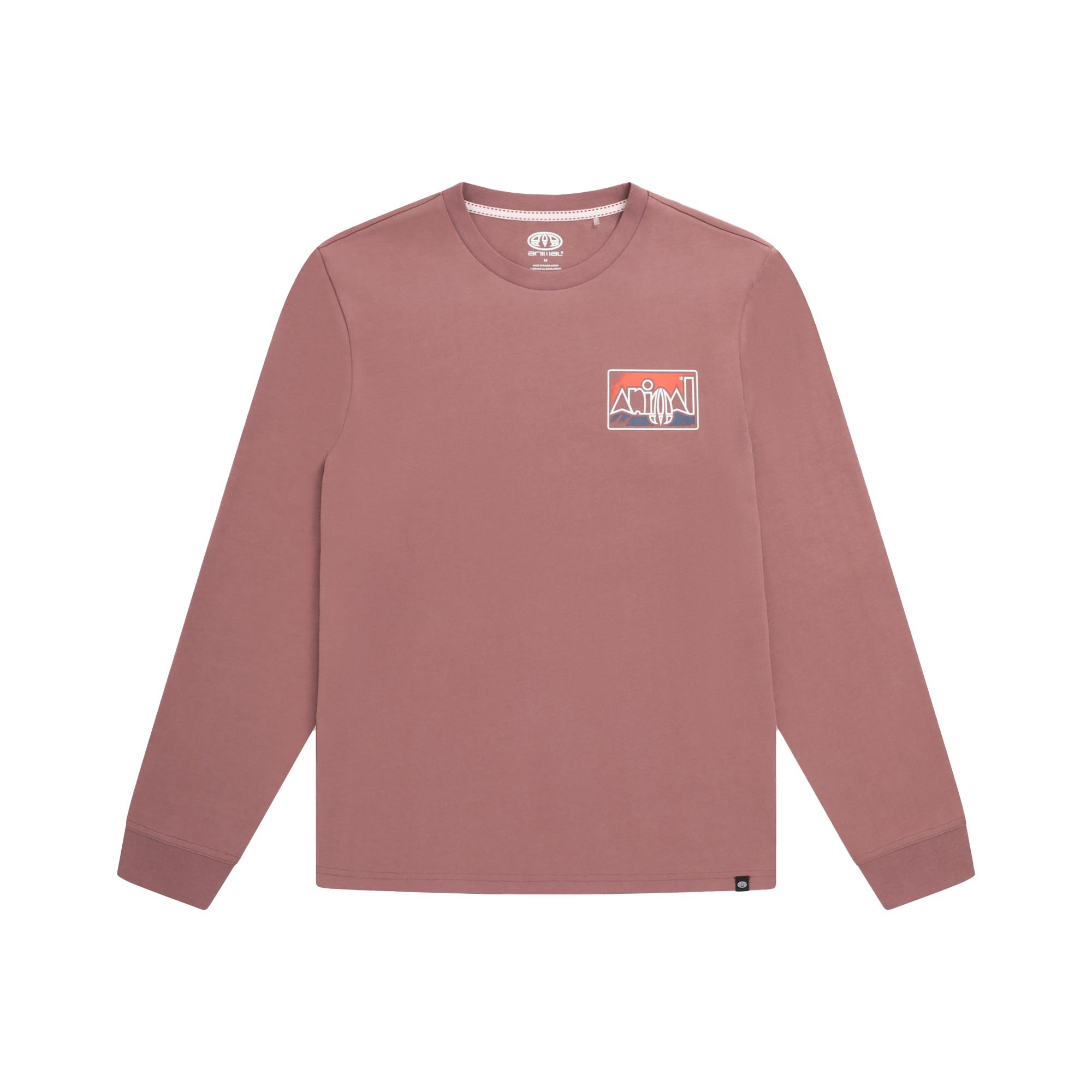 Camisa Tommy de manga comprida com estampa animal