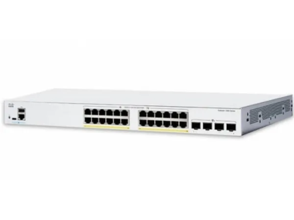 Cisco Catalyst 1300-24XTS - Switch - L3 - smart - 12 x 10 Gigabit Ethernet   12 x 10 Gigabit SFP  - monterbar på stativ