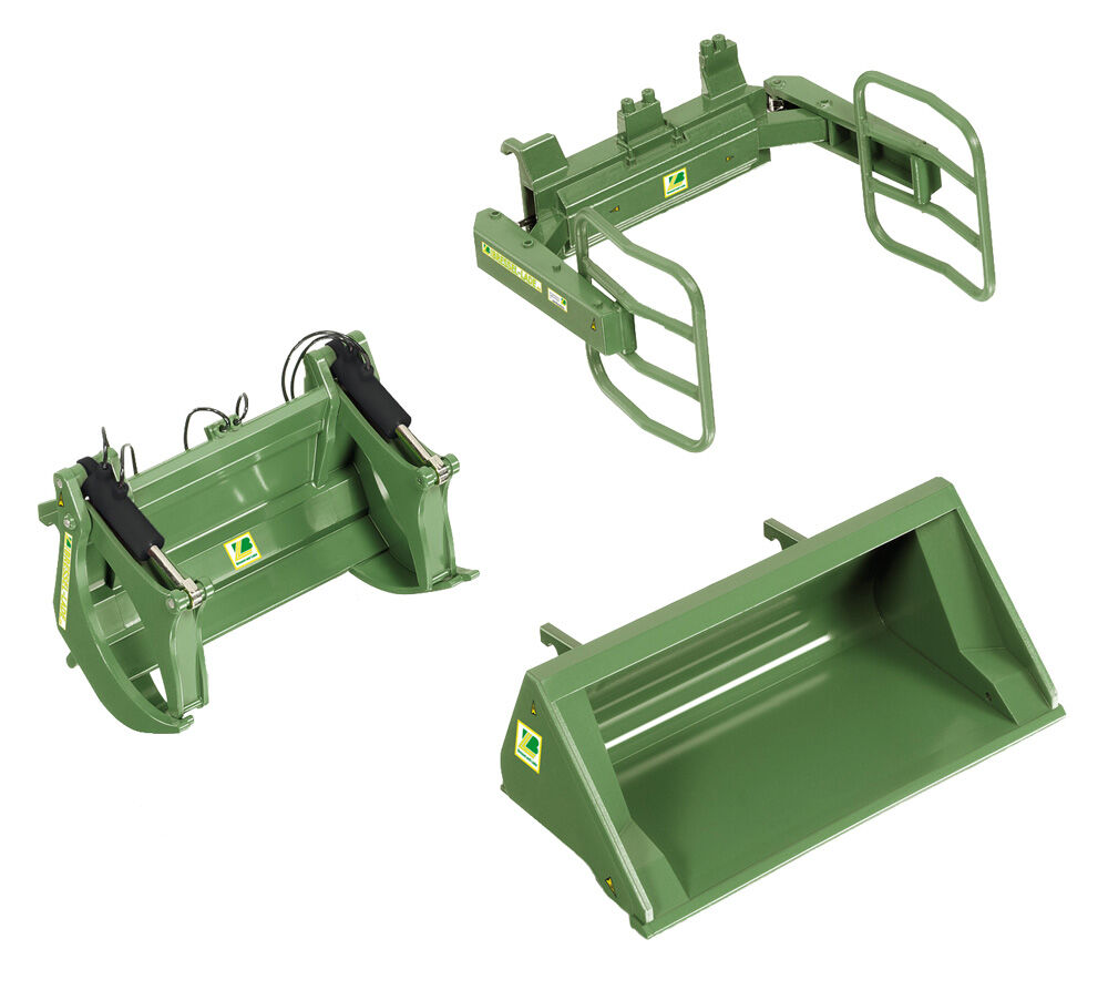 Wiking Accessoireset voorlader - set A 'Bressel & Lade' groen 1:32 - Accessoires