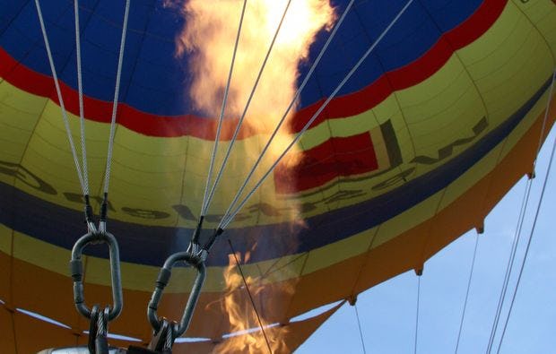 Ballonfahrt in Aarau als Geschenkidee