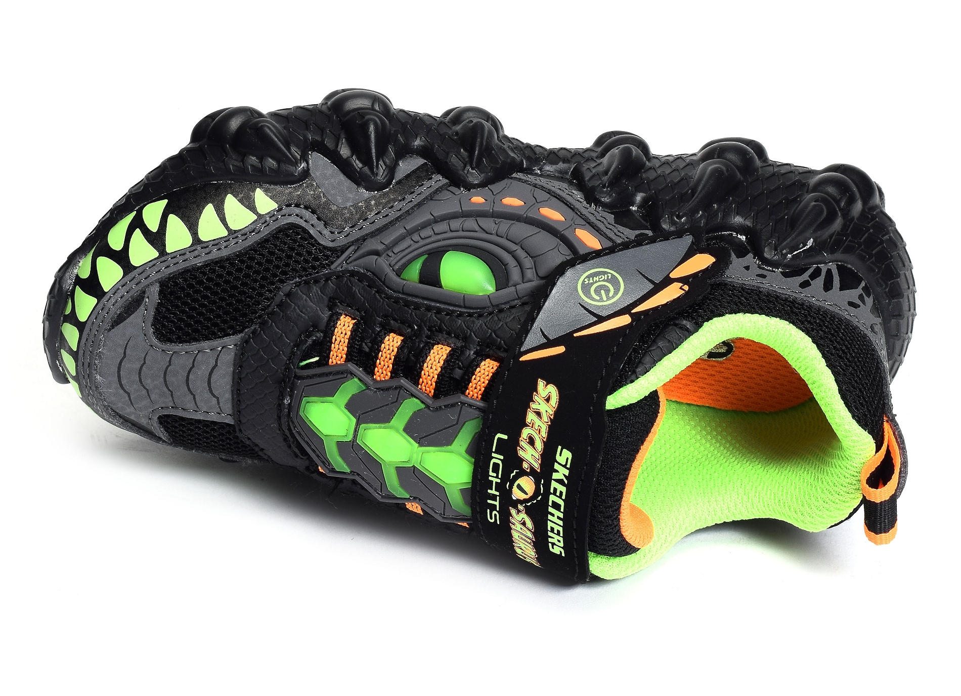 Skech osaurus lights noir vert