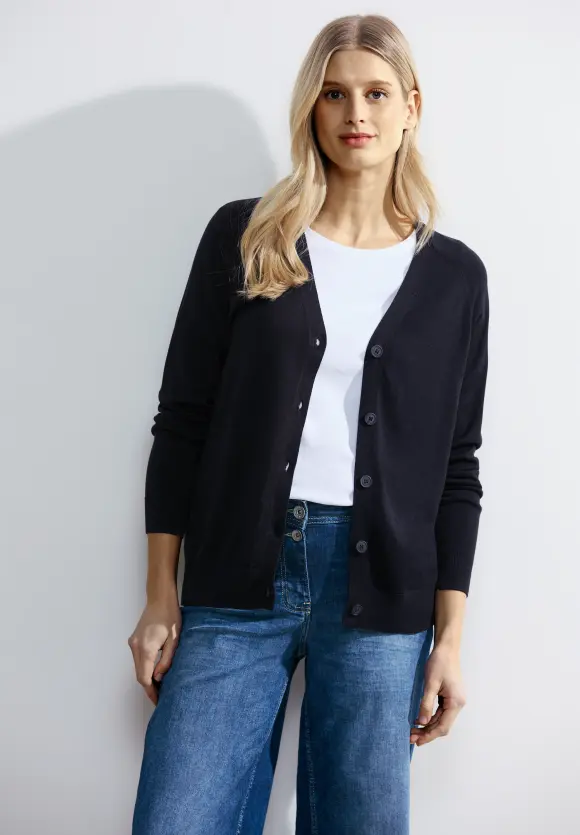 Strick Cardigan - universal blue