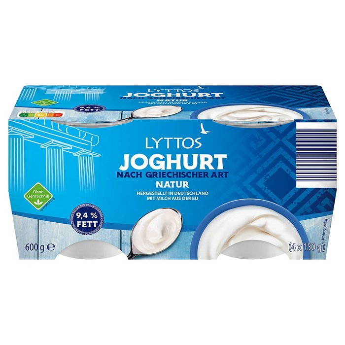 LYTTOS Joghurt nach griechischer Art Natur 600 g