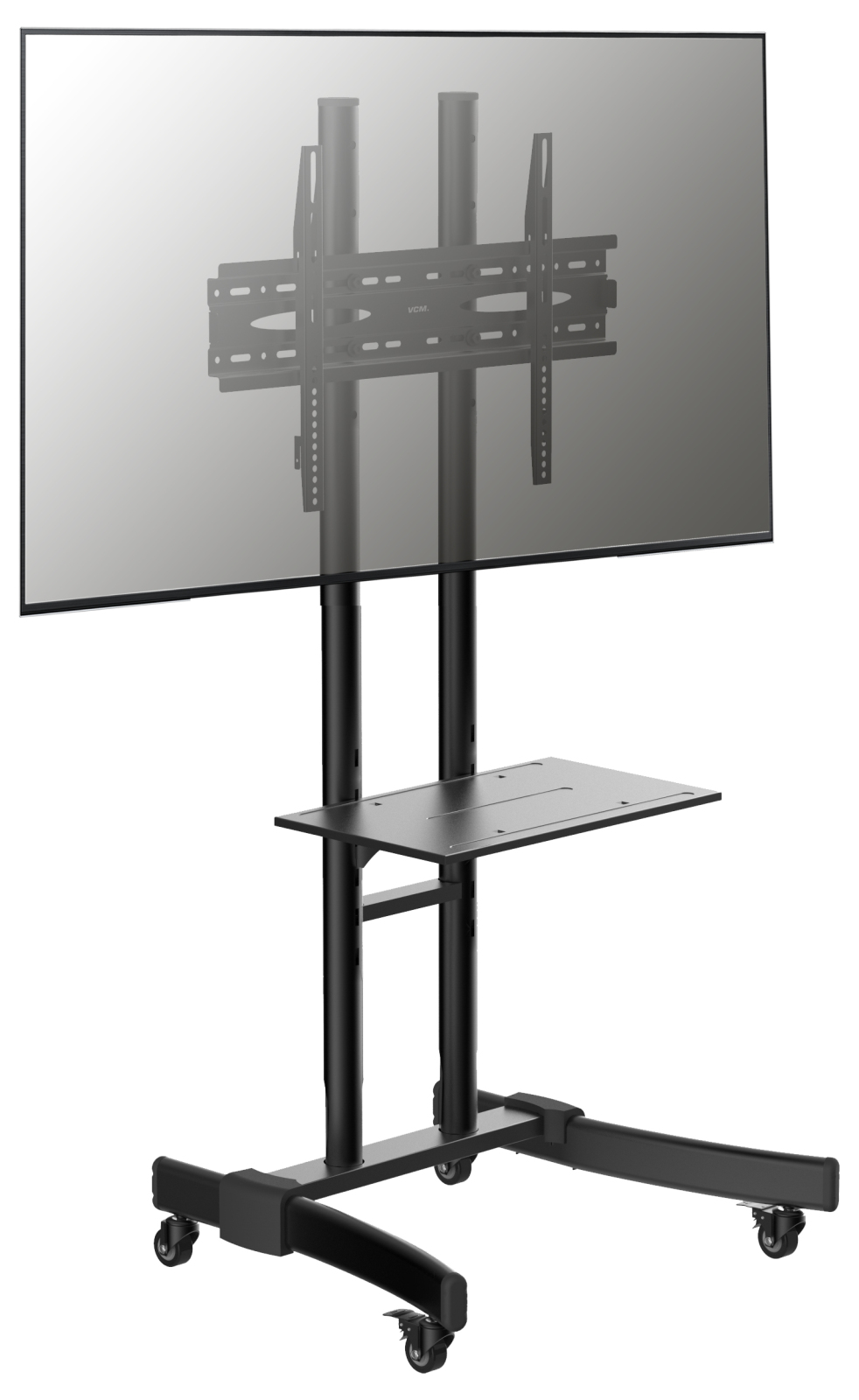 Standfuß B-MS125 - schwarz - höhenverstellbar