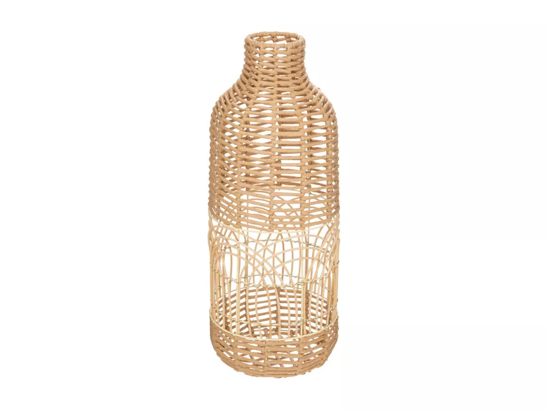 Grand Vase en Rotin tressé H 55 cm