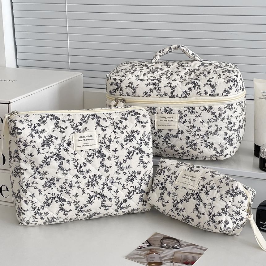 ZenlyHabit - Cartoon Paneel Stoffen Make-up Tas / Etui (Diverse Ontwerpen)