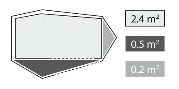 Robens Cress 2 Pro Tunnelzelt für 2 Personen