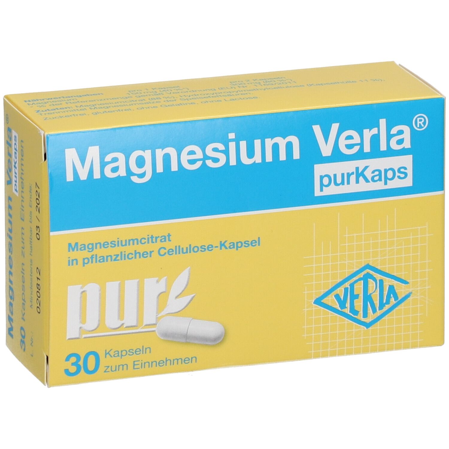 Magnesium Verla® purKaps Kapseln