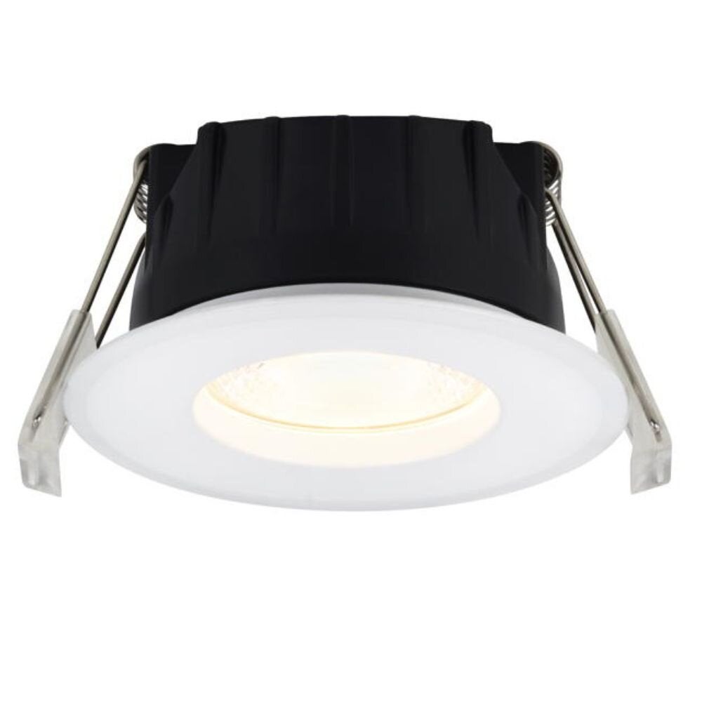 LED inbouwspot Rosalee in wit en zwart 7W 600lm IP65
