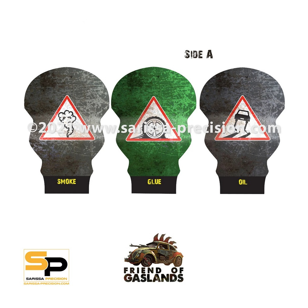 Gaslands: Gaslands Effect Template Set 3