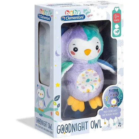 Clementoni Leucht-Plüsch Eule / Goodnight Owl