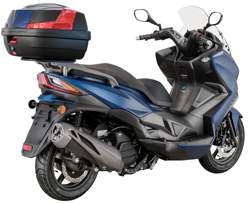 Alpha Motors Motorroller Sport Cruiser 22 125 ccm 95 km/h EURO 5 blau inkl. Topcase