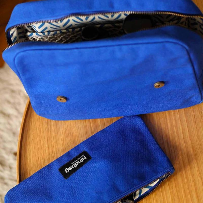 Trousse de toilette Alix 25 cm Bleu Electrique