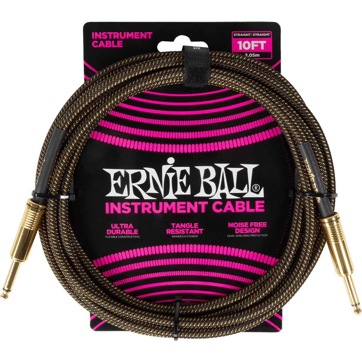 Ernie Ball 6428 Braided Pay Dirt instrumentkabel 3 meter