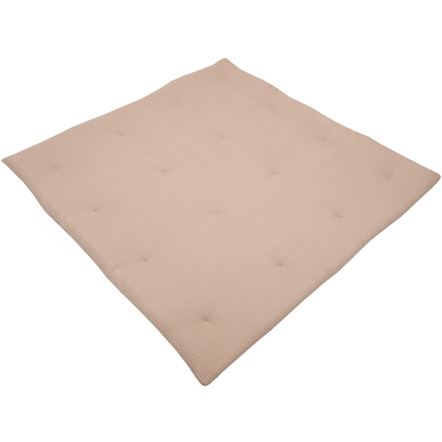 Ullenboom Krabbeldecke & Laufgittereinlage Waffelpiqué 120X120 cm Sand