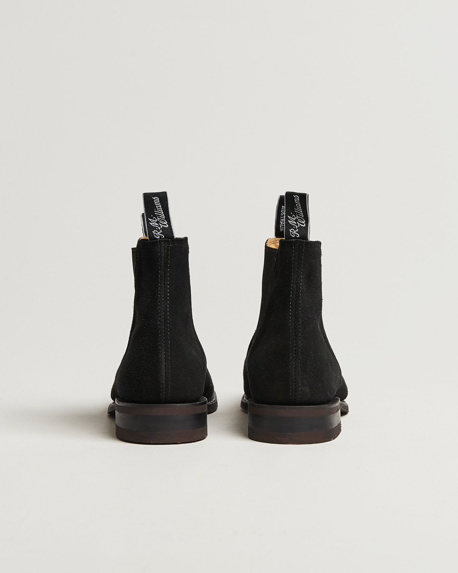 R.M.Williams Comfort Craftsman G Boot Black Suede