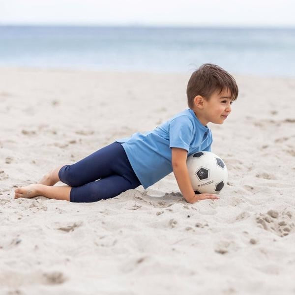 Køb Petit Crabe Blue Fly Leggings