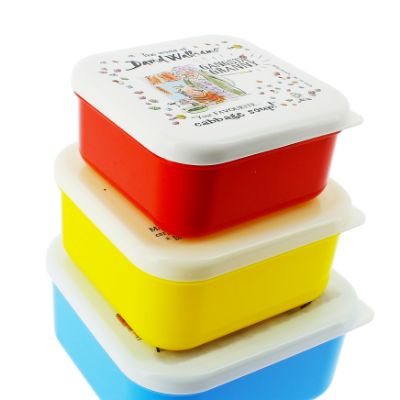 David Walliams Set Of 3 Lunchboxes