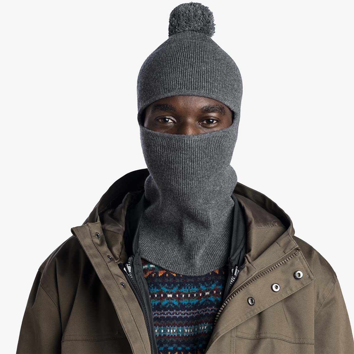 BUFF Nilan Balaclava, Grey Heather - Spejder Sport