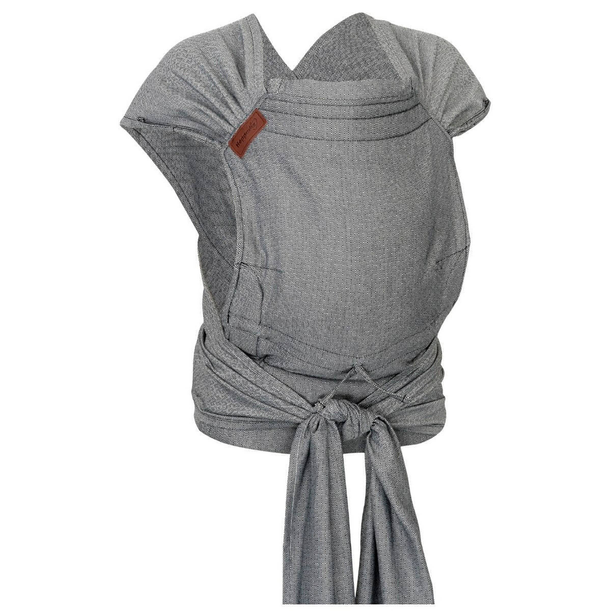 HOPPEDIZ® Babytrage Hop-Tye Advanced London grau-weiß
