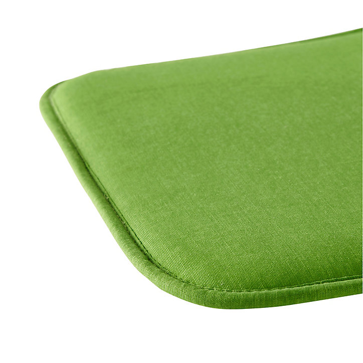 Galette de chaise carrée Cocos vert