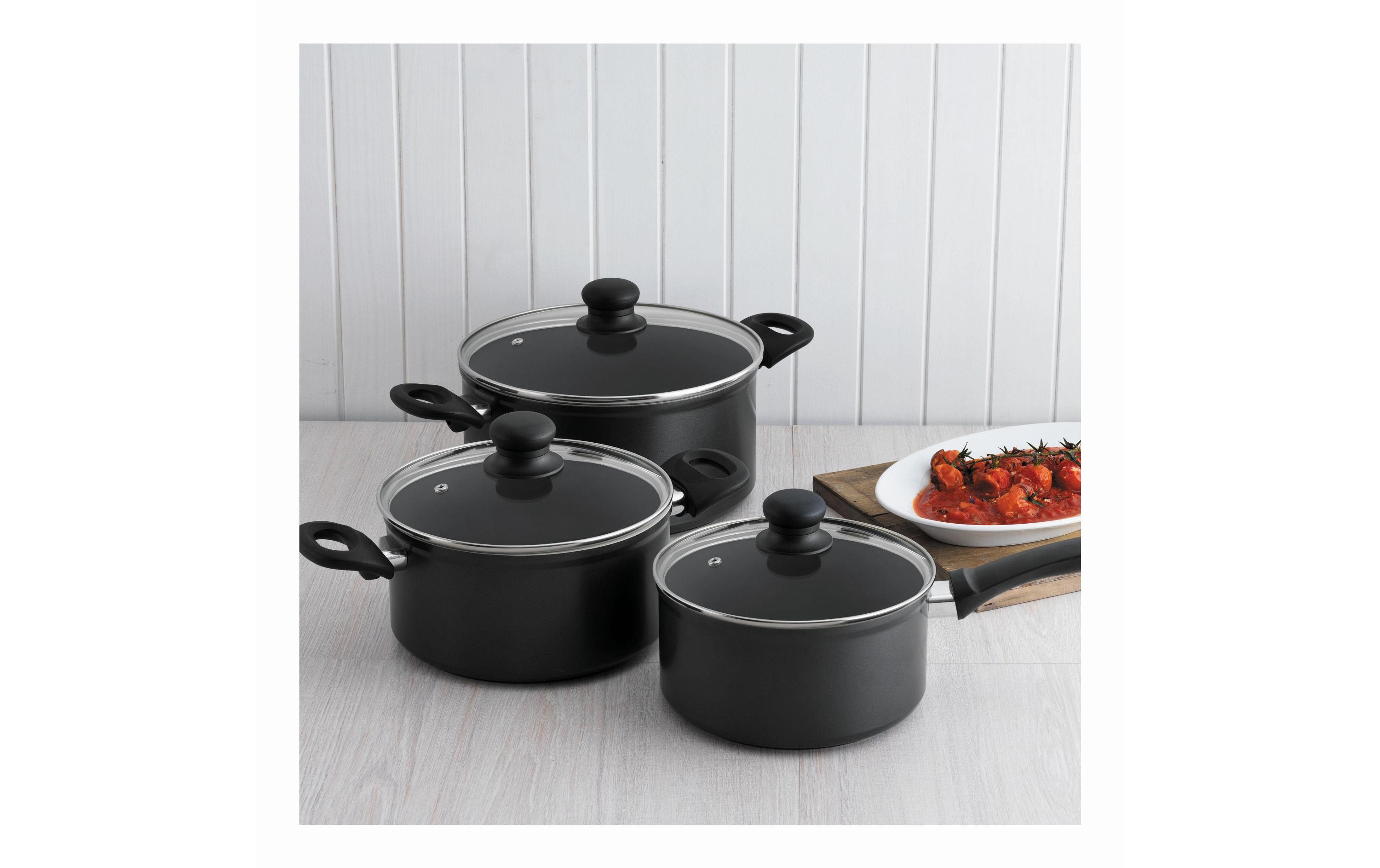Kochtopf-Set Easy Induction 3-teilig<br>Kochgeschirr Set (1.5/3/5 Liter)