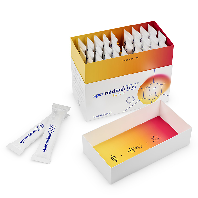 SPERMIDINELIFE Boost+ 3 mg<br>30 Stück, Box, natürliches Spermidin