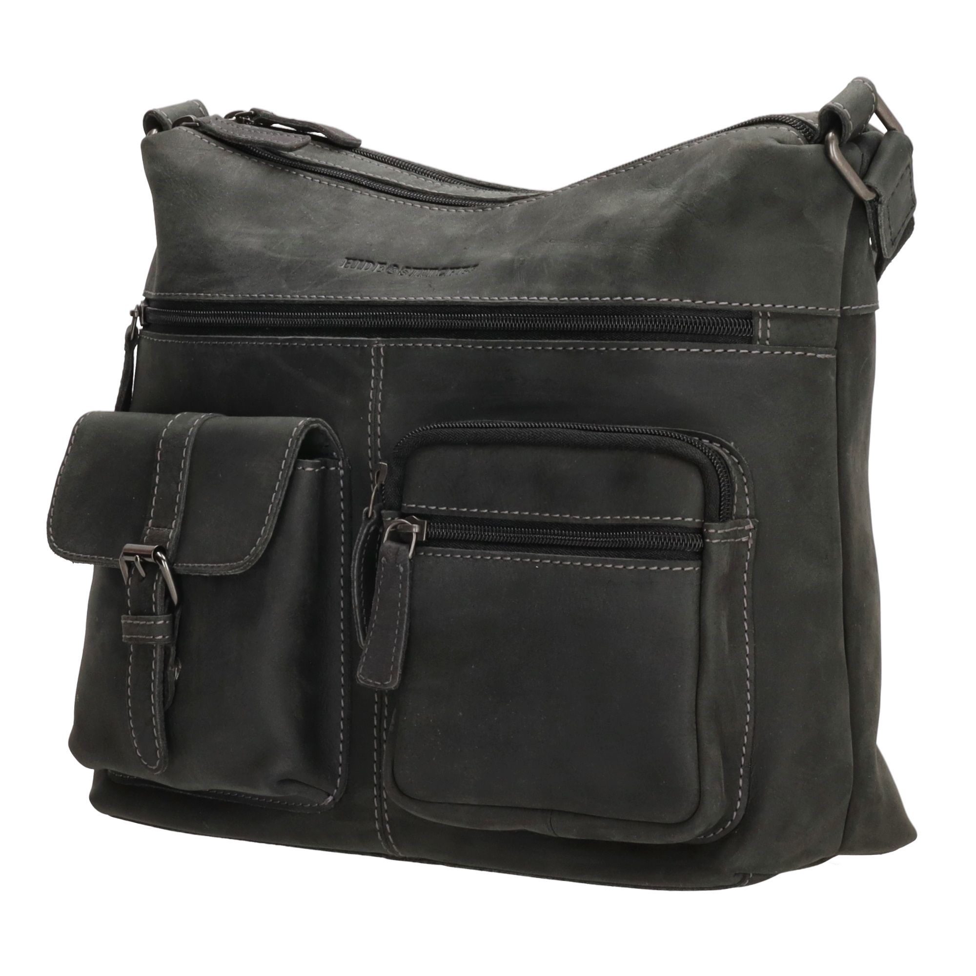 Hide & Stitches Idaho Schoudertas Zwart