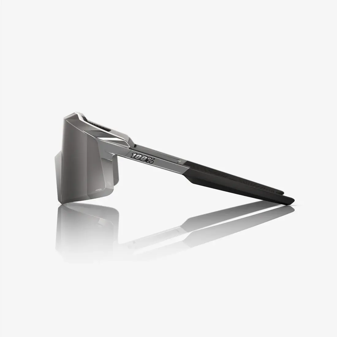 100% Aerocraft Sport Zonnebril Chroom met HiPER Silver Chrome Lens