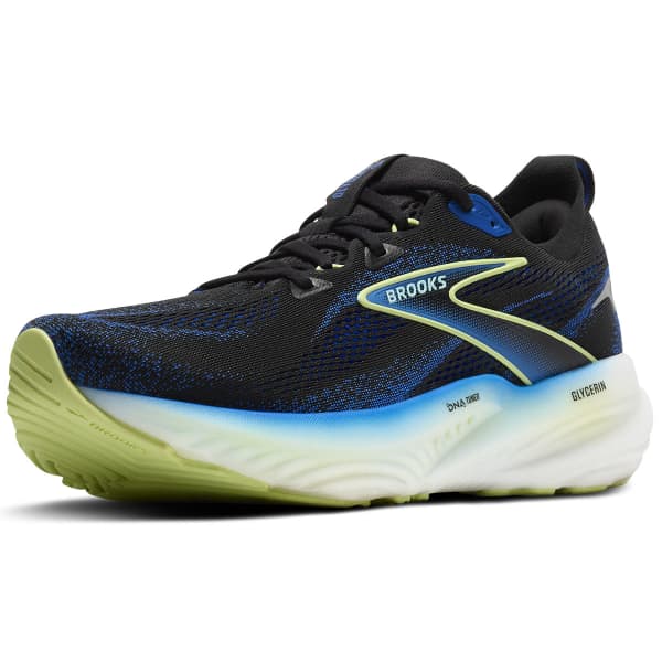 Chaussure running BROOKS GLYCERIN 22 BLACK/COBALT/NEO YELLOW