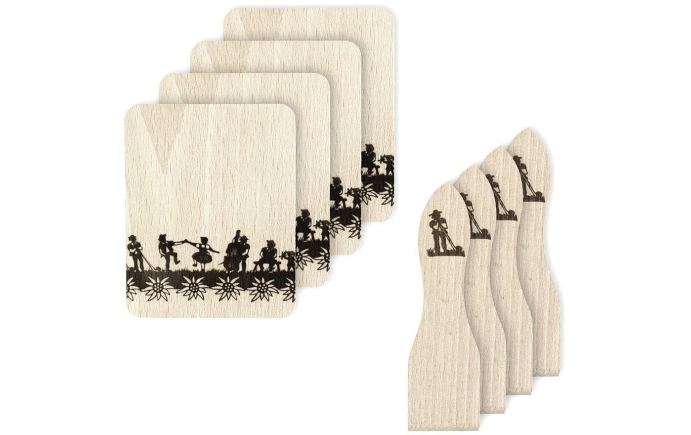 Pfannenwender »Trendform Swiss 4 Stück« Holzart: Buche (Europa)