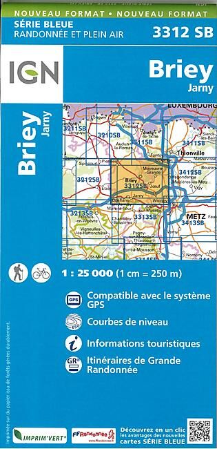 IGN - 3312 SB BRIEY JARNY 1 25 000