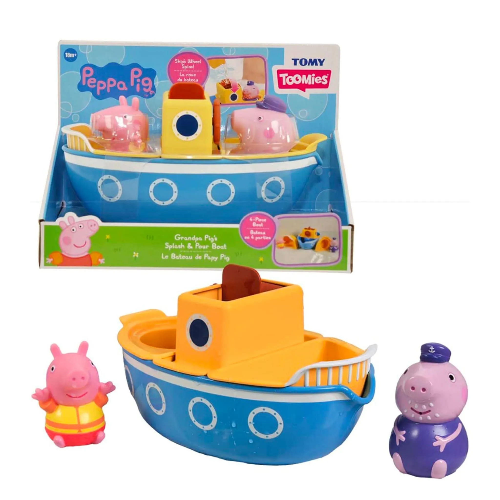 Peppa Pig Jouet de Bain Bateau Peppa Pig
