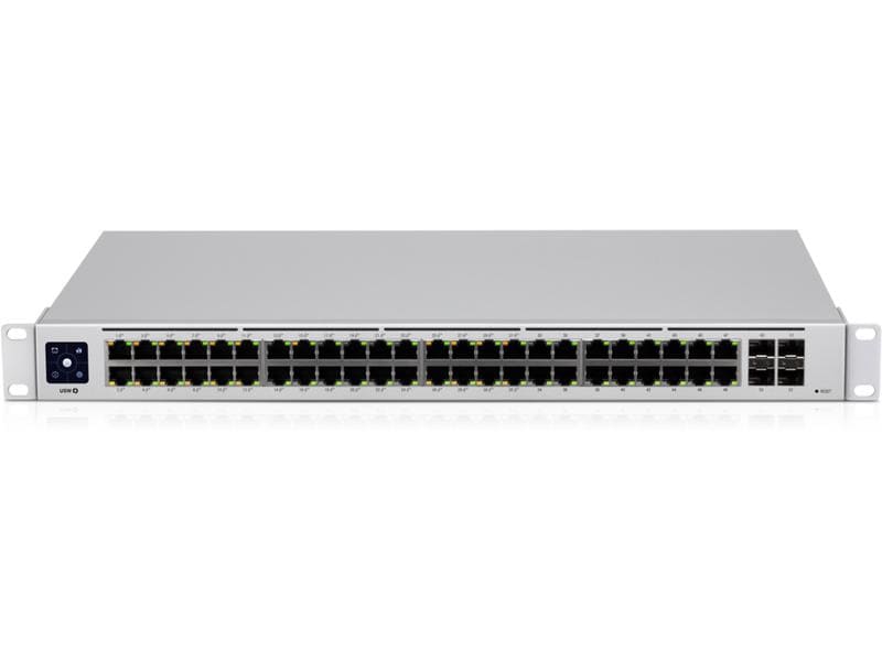 Ubiquiti PoE  Switch UniFi USW-48-POE 52 Port UniFi USW PoE 802.3at 48-Port Gigabit Switch mit 4x SFP