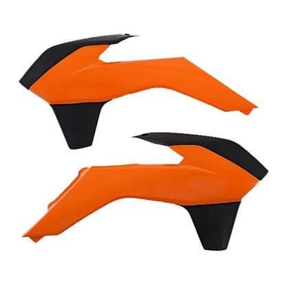Ouie de radiateur Acerbis orange/noir
