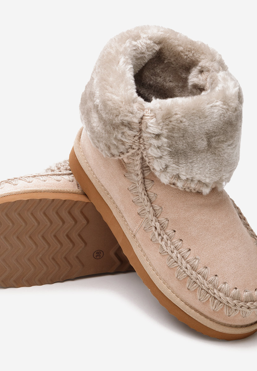 Bottes mocc beige Maisara