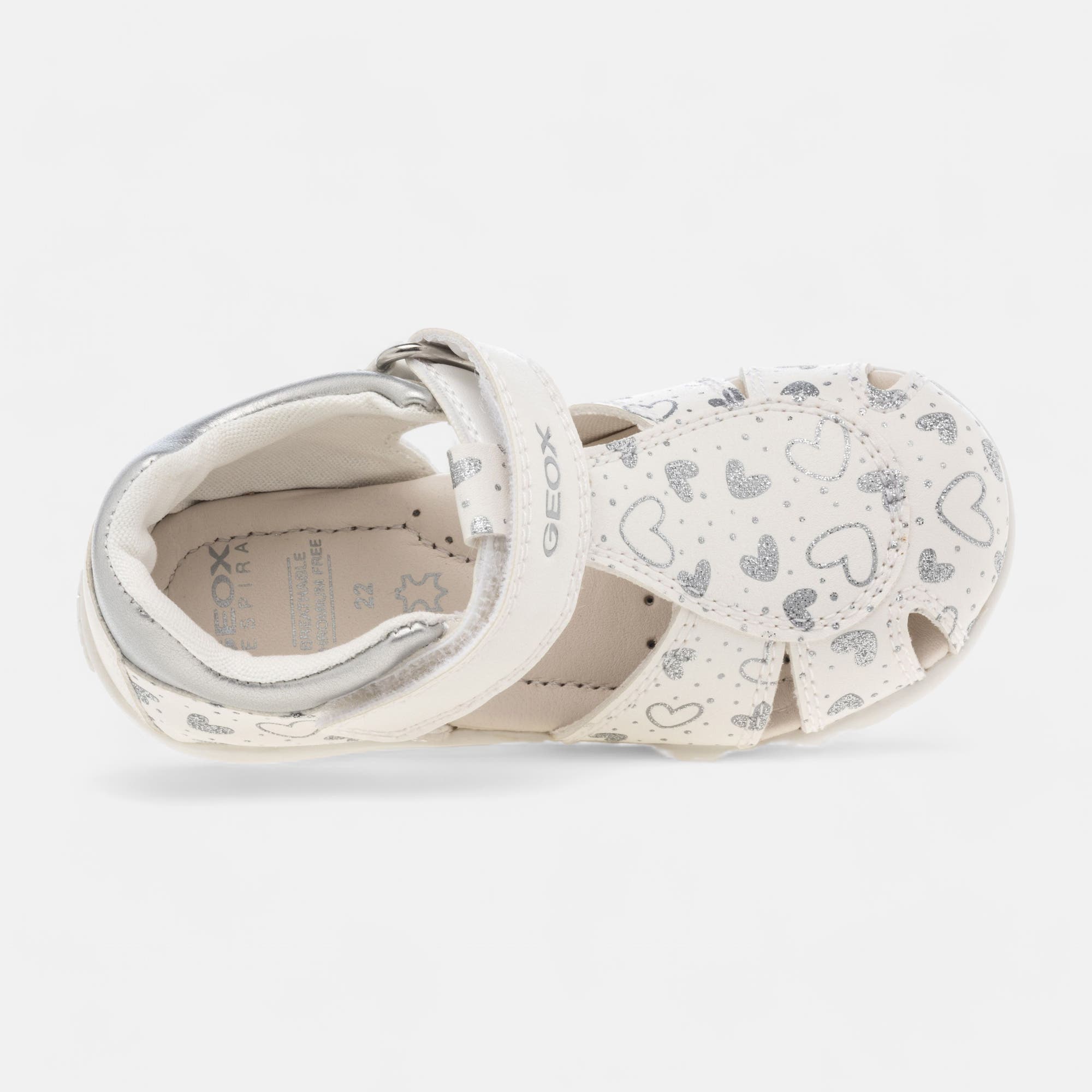 Nu-pieds Bébé fille blanc