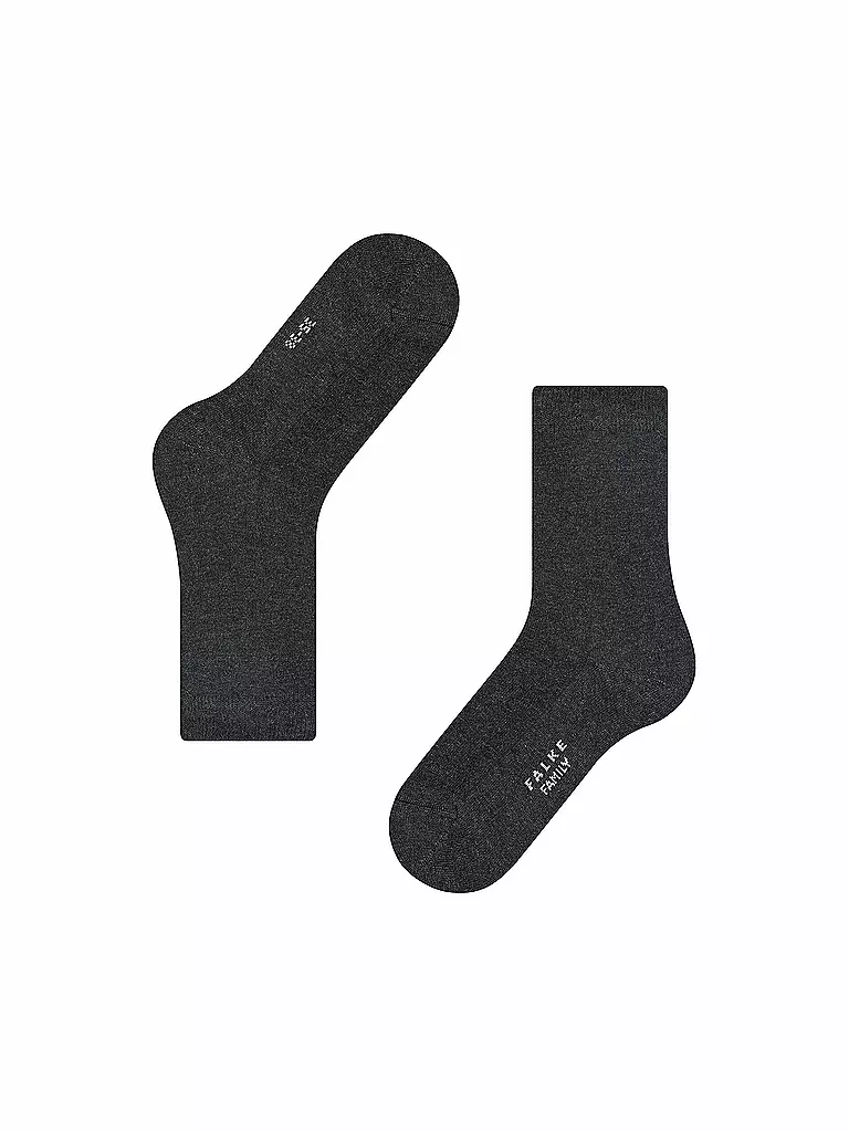 FALKE Socken Family anthra.mel grau
