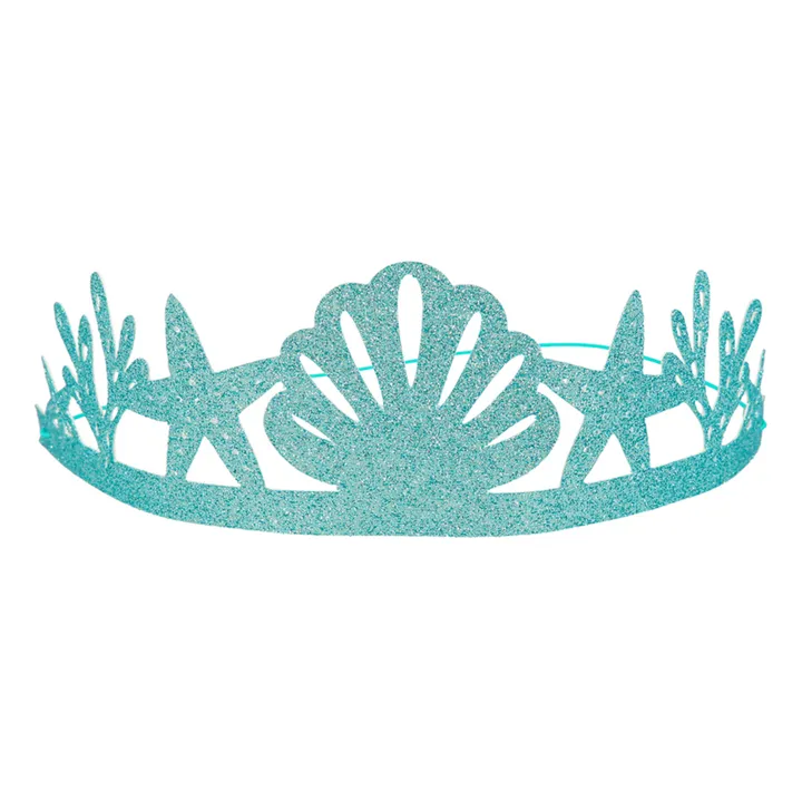 Meri Meri Couronne Sirènes pailletée - Set de 8