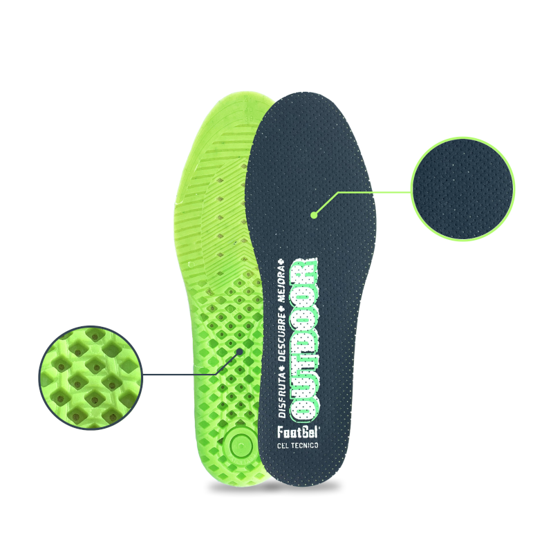 Footgel Outdoor Trekking inlegzolen